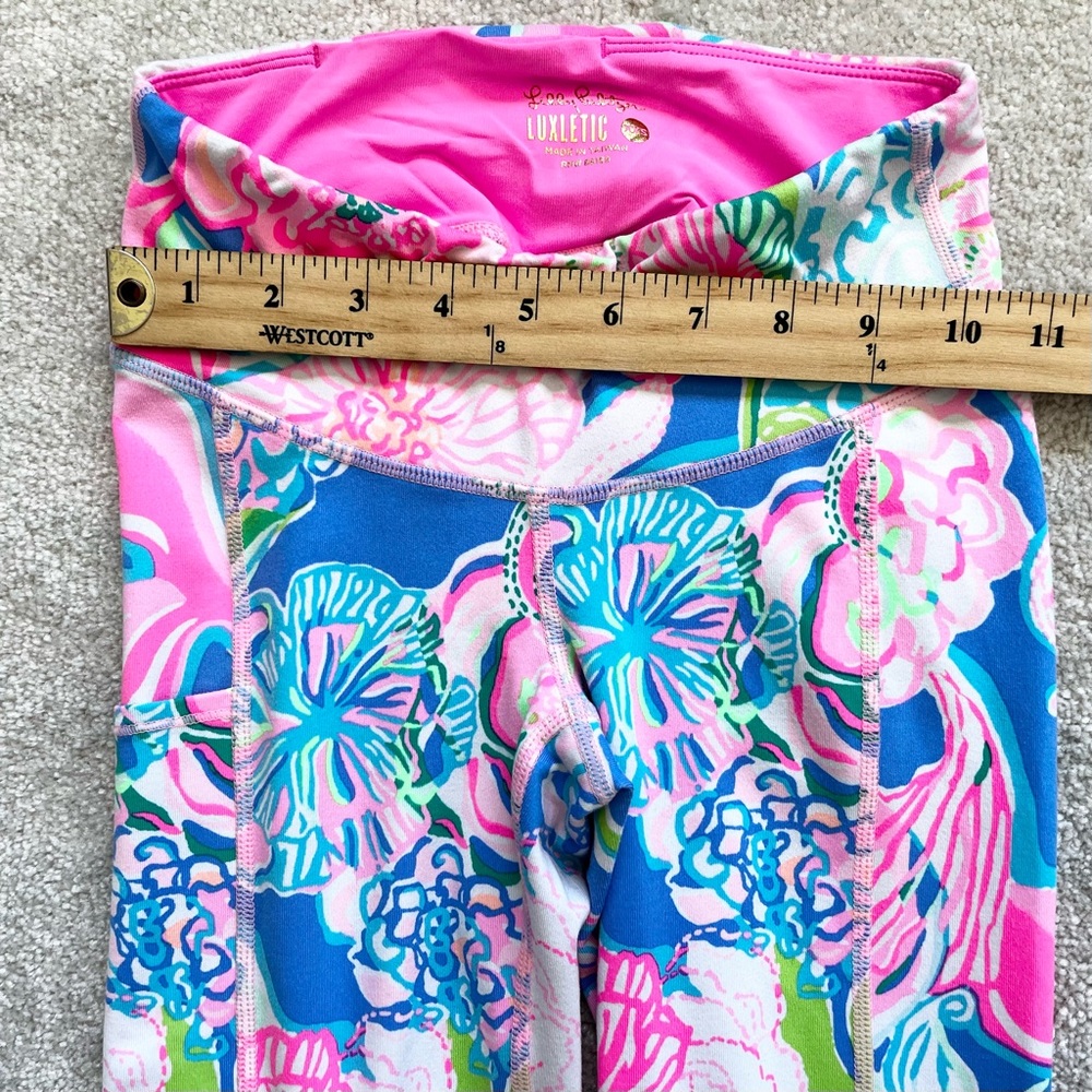 LILLY PULITZER Luxletic Weekender Midi Legging Size XXS Preppy UPF Workout - Picture 6 of 9